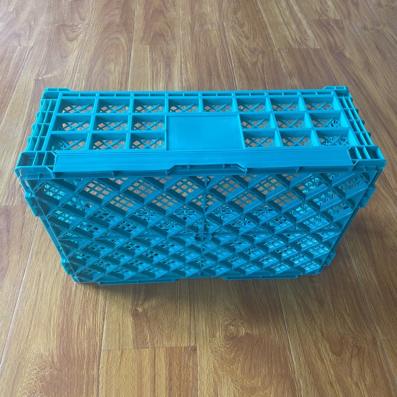 Collapsible Crate Plastic Storage Baskets Folding Sundries Organizer Box Stackable Toys Storage Bin