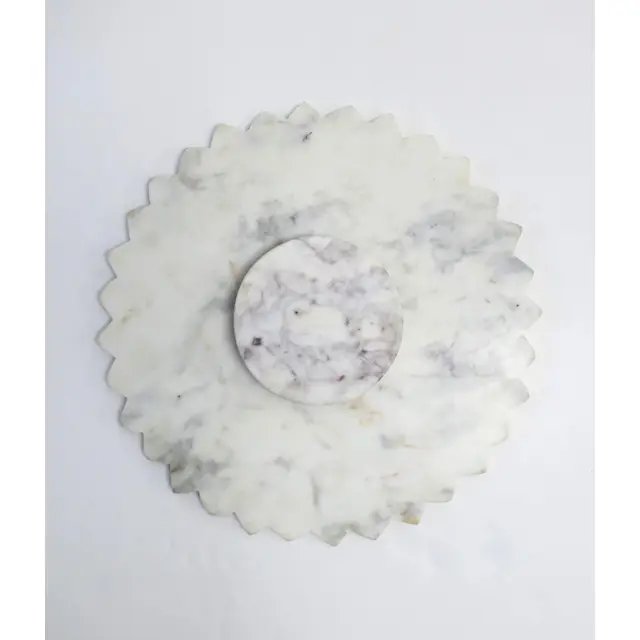Attractive best design Kitchen Organizer Marble Lazy Susan Serving Tray food storage top selling product Marble Lazy Susan