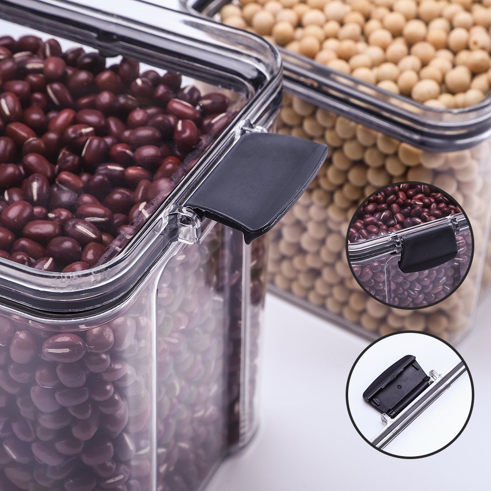 Air Tight Food Storage Containers Set With Lids Food Storage Box For Kitchen Grain Rice Container