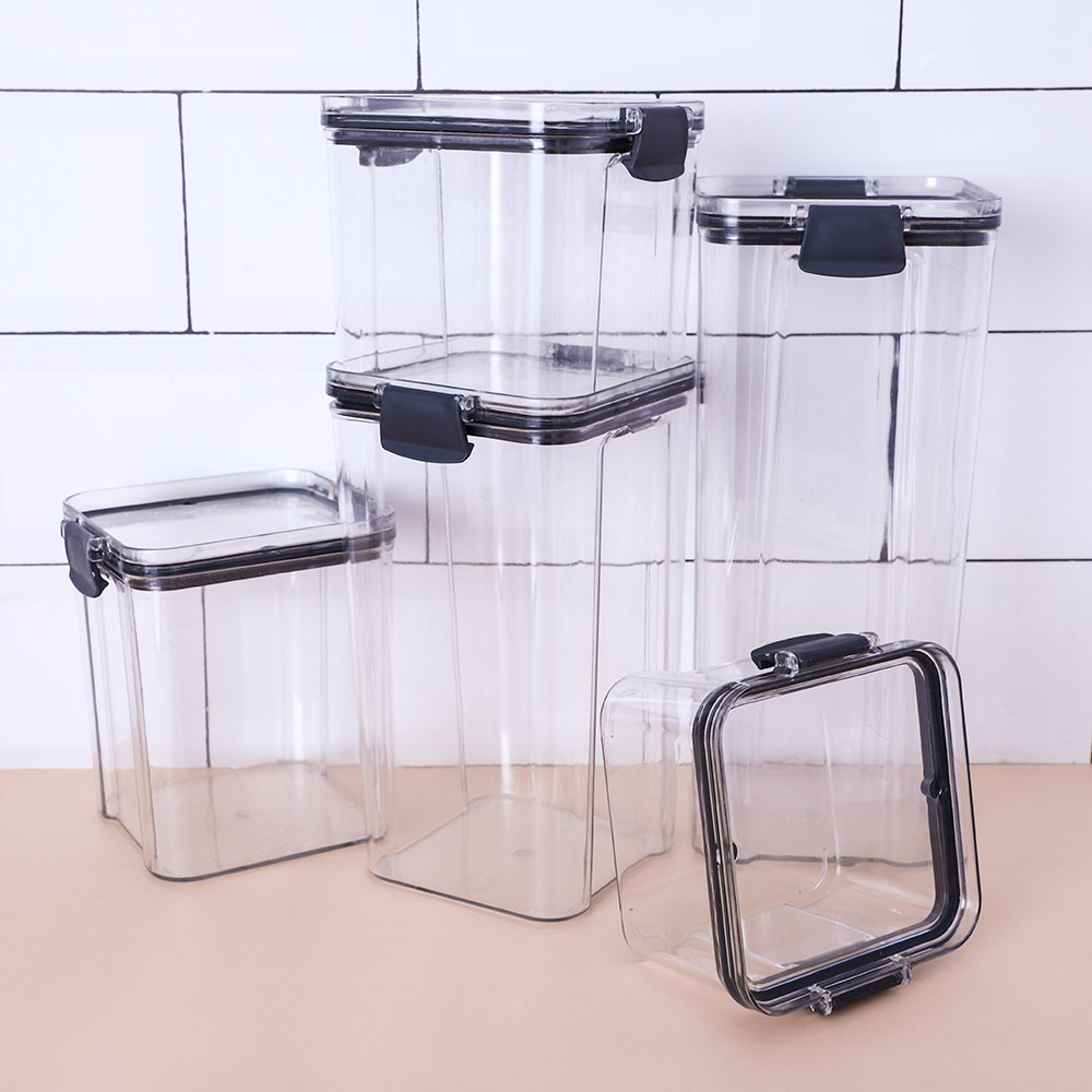 Air Tight Food Storage Containers Set With Lids Food Storage Box For Kitchen Grain Rice Container