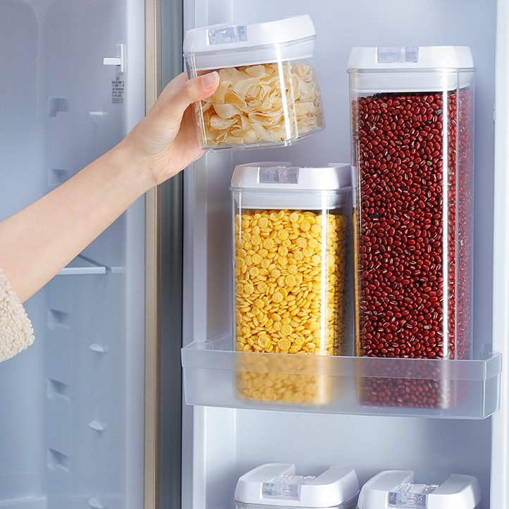 Choice Fun High-quality Sealed Storage Cans with Lids Dry Food Storage Containers can be Freely Stacked Storage Container Set