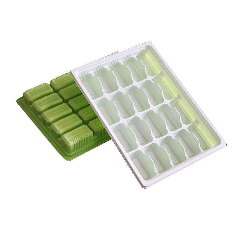 Disposable Dumplings Box Takeaway Special Meal Box Commercial Frozen Dumplings Plastic Storage Boxes & Bins Food Container Green