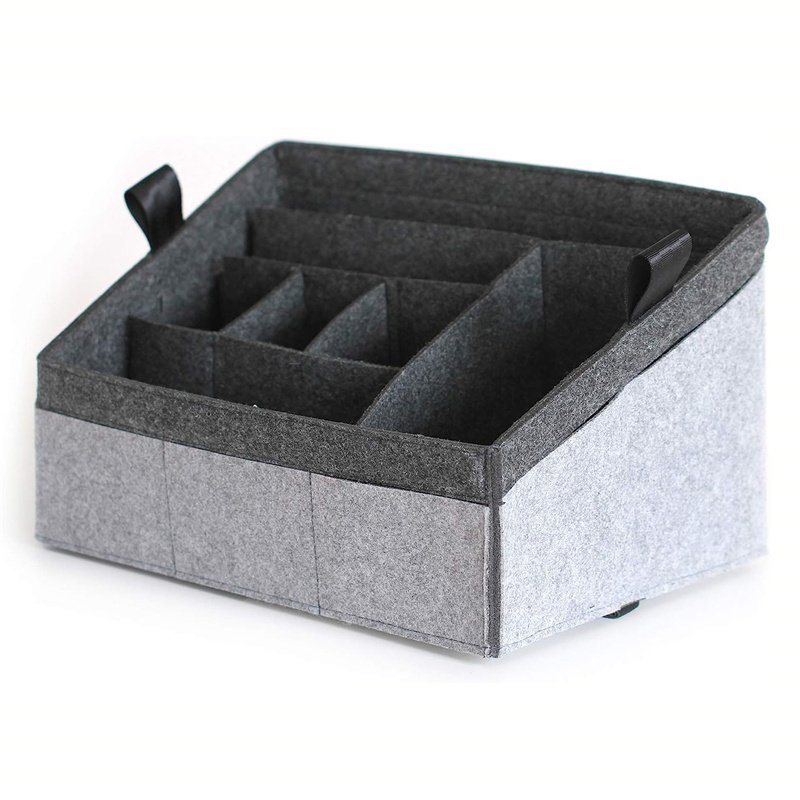 Table Organizer Bins felt car Boot organizer box Collapsible Cabinet Closet Storage Box