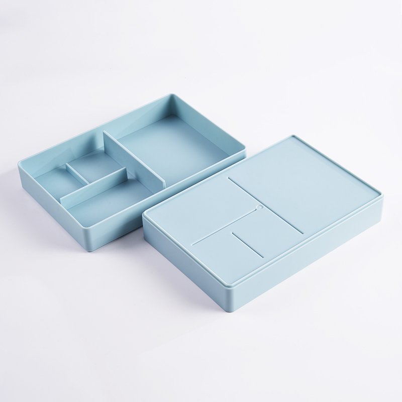 Japanese-style layered small object storage box Plastic small storage box