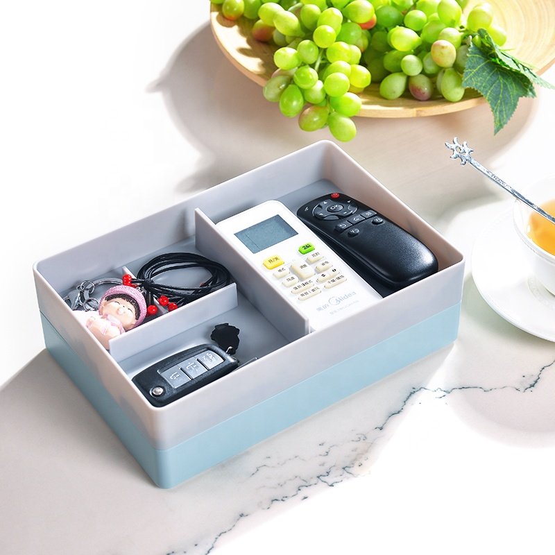 Japanese-style layered small object storage box Plastic small storage box