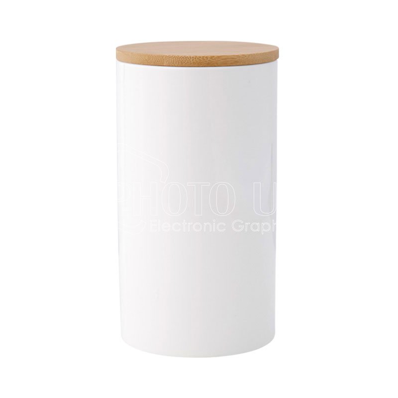 Orca Coatings Sublimation Blank Custom New Bone China Food Storage Jars Kitchen Canisters