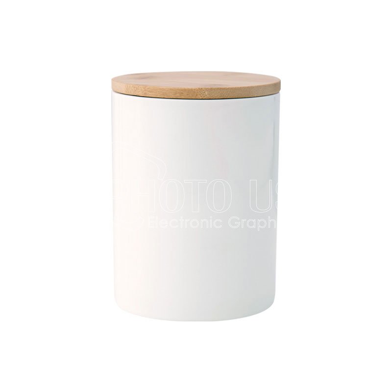 Orca Coatings Sublimation Blank Custom New Bone China Food Storage Jars Kitchen Canisters