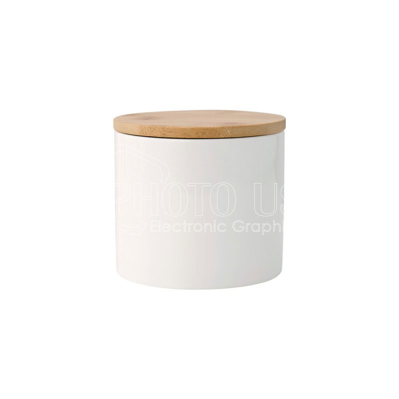 Orca Coatings Sublimation Blank Custom New Bone China Food Storage Jars Kitchen Canisters