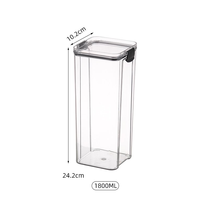 Airtight Stackable Kitchen Organizer Plastic Food Storage Container