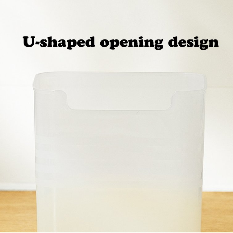 Efficient Fridge Kitchen Transparent Food Storage Containers Set for Organized Cooking