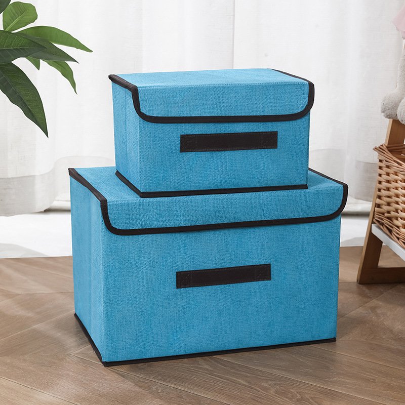 Home Fabric Folding Foldable Clothing Multi-purpose Non-woven Dust-proof Storage Box