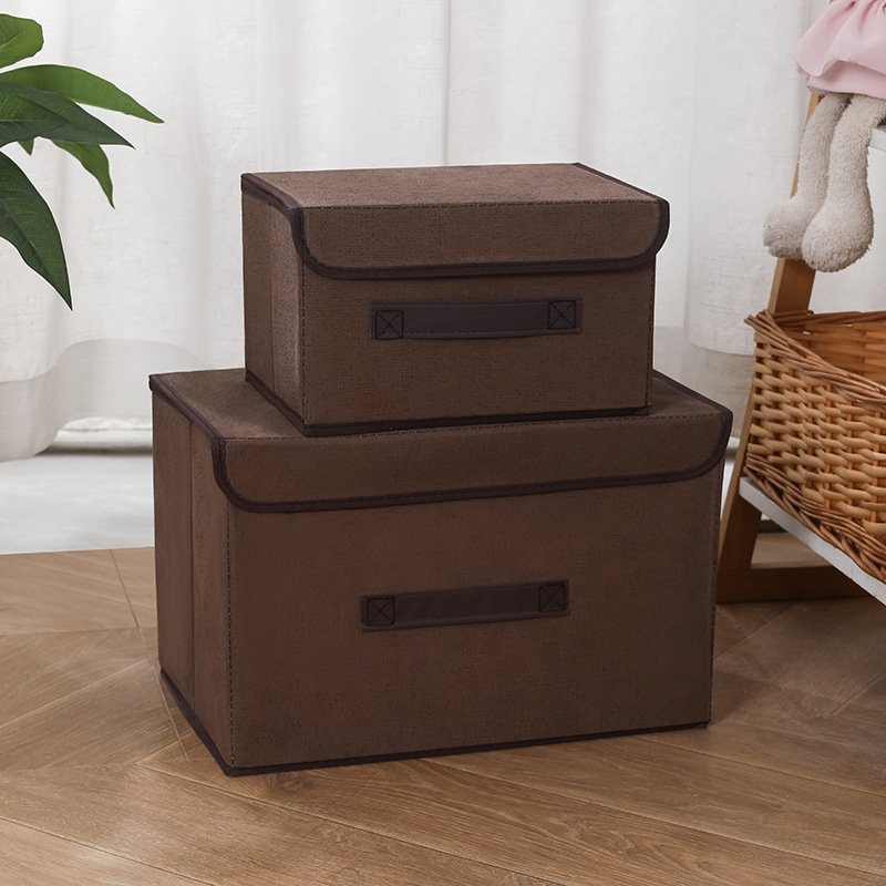 Home Fabric Folding Foldable Clothing Multi-purpose Non-woven Dust-proof Storage Box