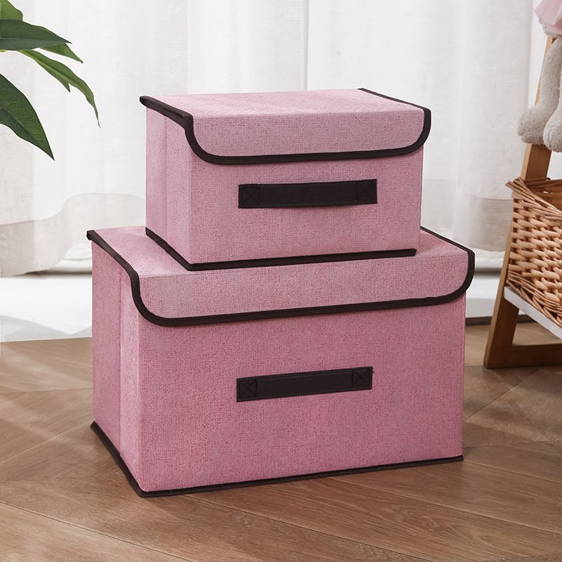 Home Fabric Folding Foldable Clothing Multi-purpose Non-woven Dust-proof Storage Box