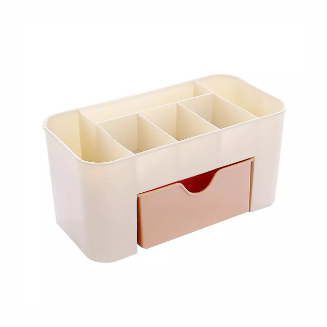 Luxury design table top stackable dustproof lipstick organiser cosmetic eyebrow pencil holder plastic makeup organizer
