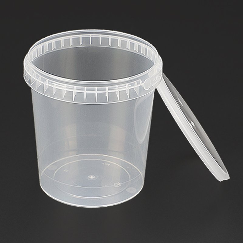 8/12/16/24/32 oz Clear Soup bowl Deli Container with Tamper Evident Safe Lock pp plastic food container