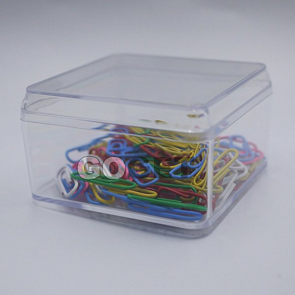 Efficient Office Organizer Clear Small Square Plastic Box