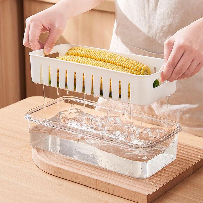 New Function Large Capacity Refrigerator Storage Box Kitchen Fresh-keeping Special Freezer Sorting Finishing Sealed Box