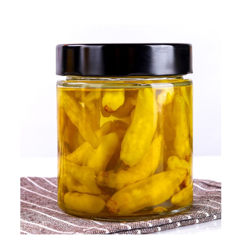 Supply 500g 380ml Square Glass Honey Bottle/jar Storage Jam Sauce Canned Glass Jar For Pickle With Metal Lids