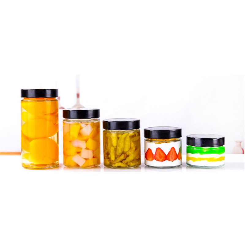 Supply 500g 380ml Square Glass Honey Bottle/jar Storage Jam Sauce Canned Glass Jar For Pickle With Metal Lids