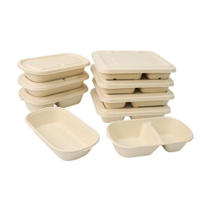 Disposable Food Storage Box Recyclable Tiffin 12 Pack Outdoor Cute Home Storage Black Snack Craft Disposable Containers For Food