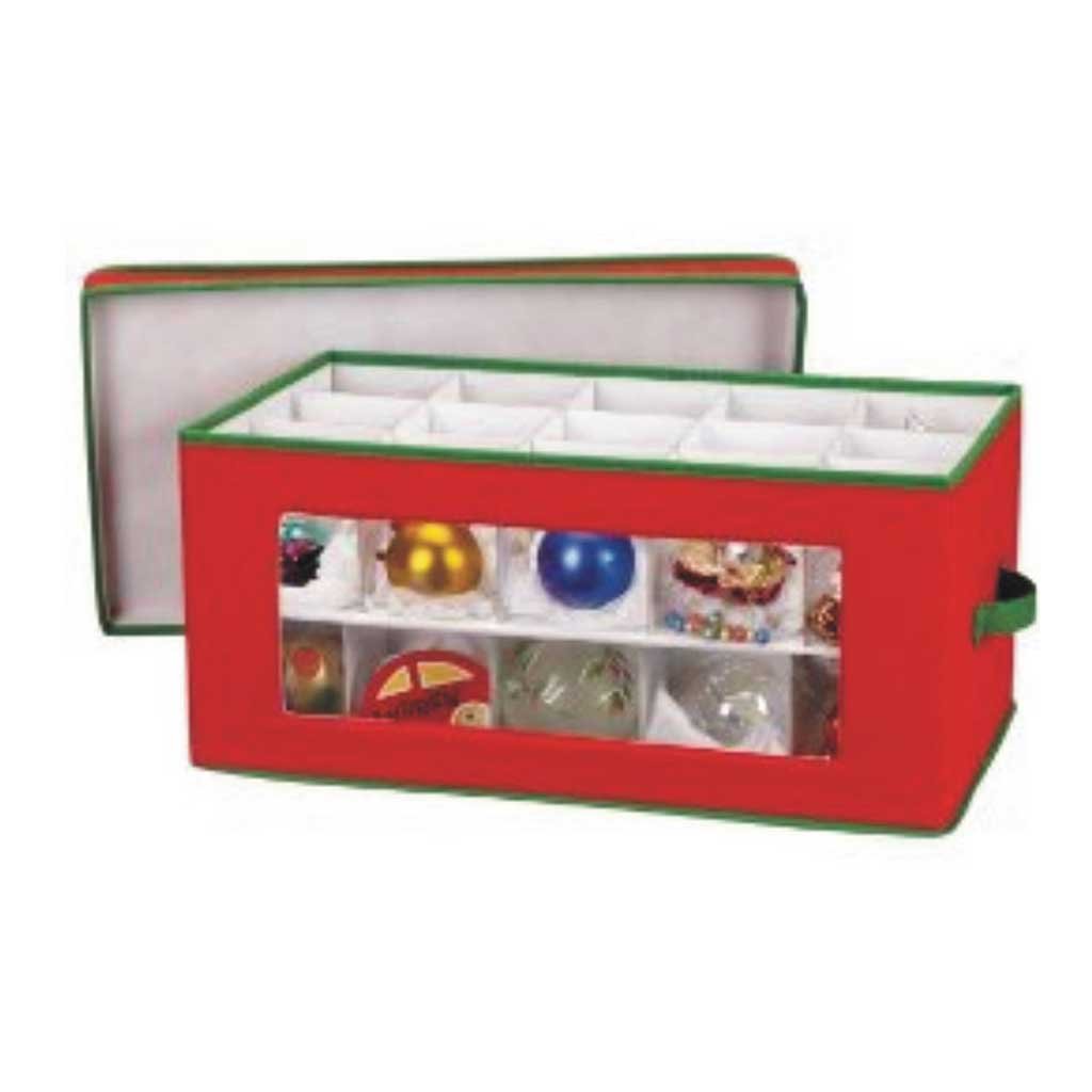 Multifunction Customizable foldable large christmas balls Ornament Storage Box