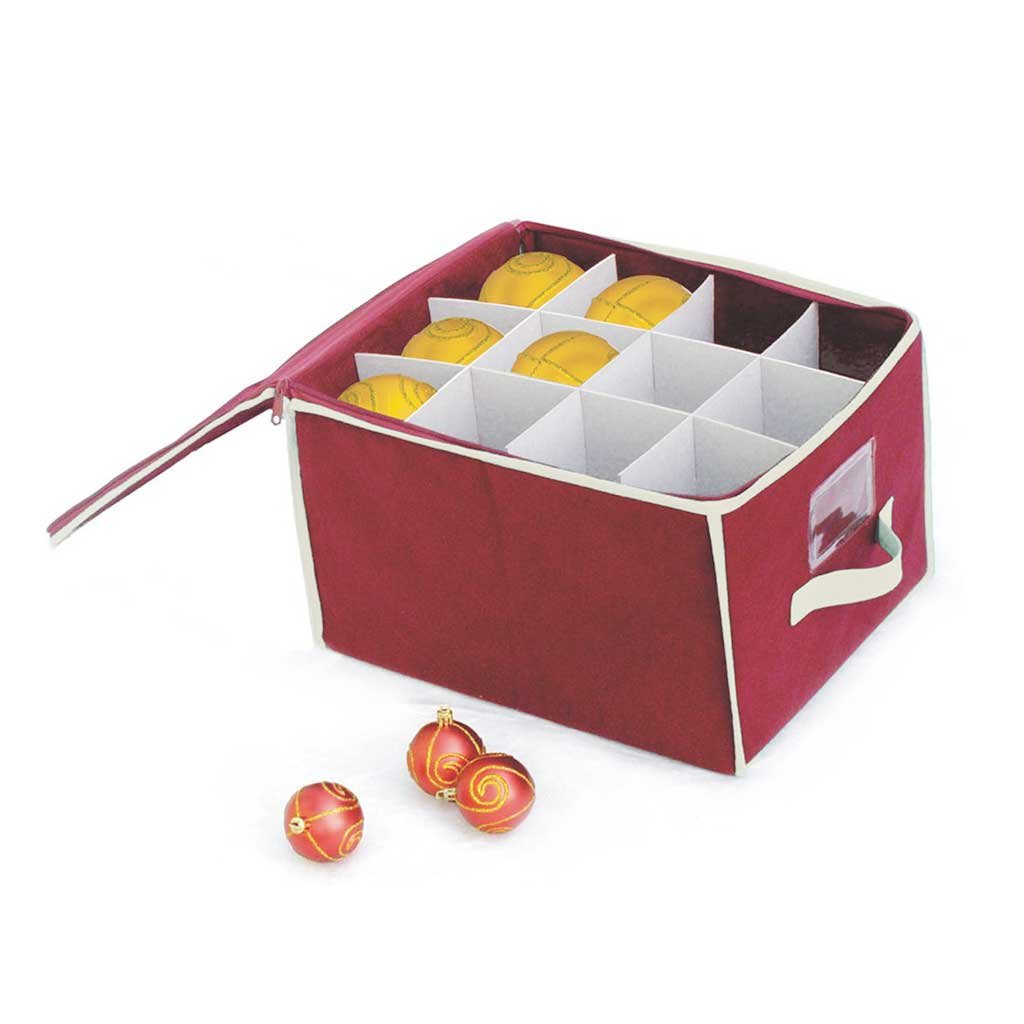 Multifunction Customizable foldable large christmas balls Ornament Storage Box
