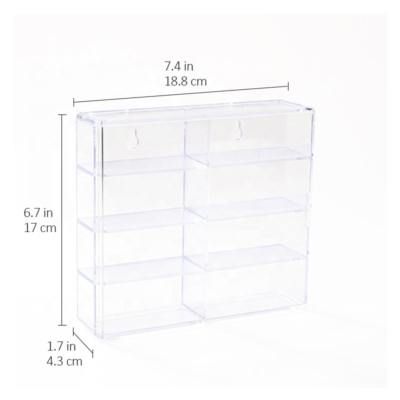Toy Car Model Display Stand Transparent Storage Box Display toy Stackable Hot Wheel Dustproof Display Protection Box