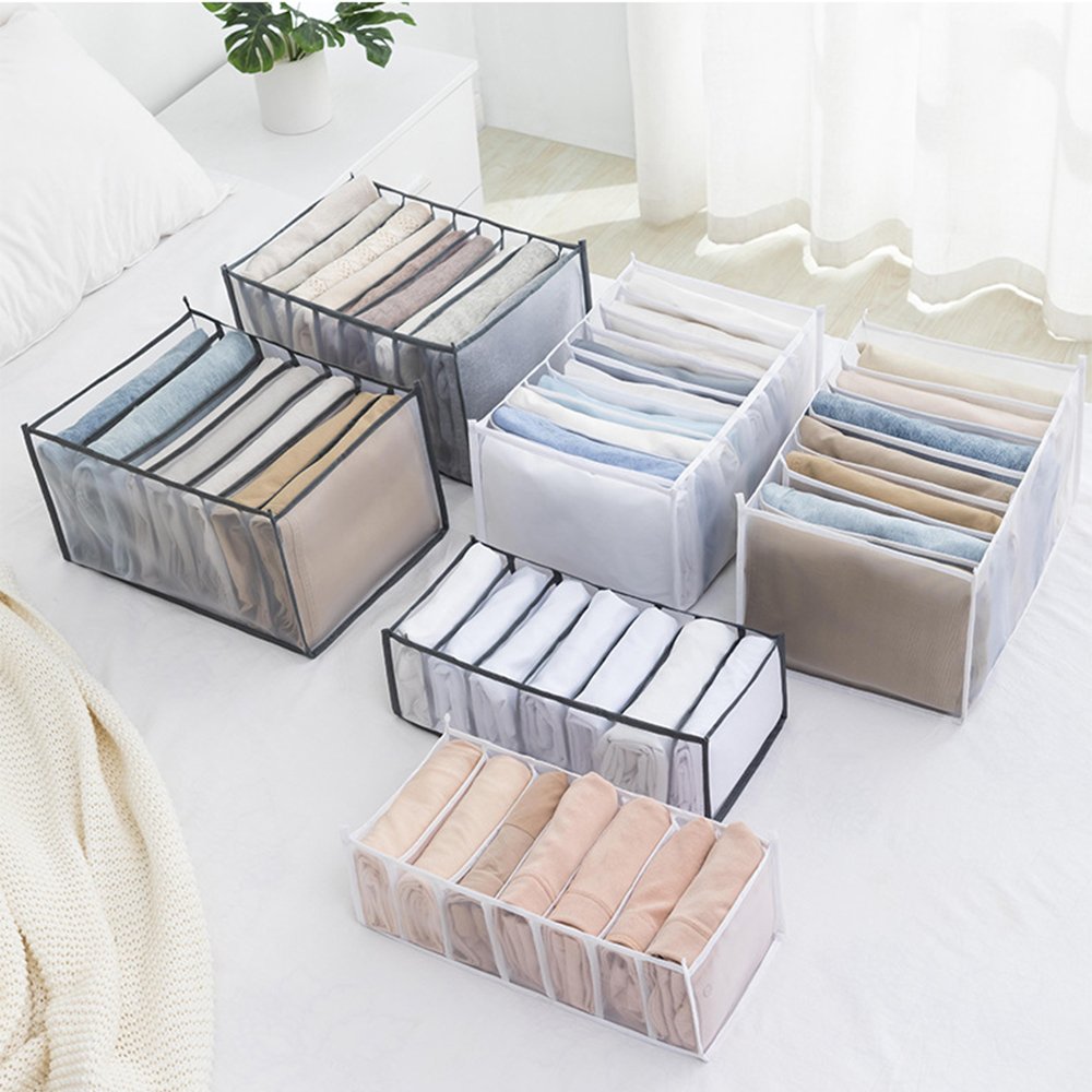 Underwear Bra Organizer Storage Box Panties Socks Storage Boxes Wardrobe Clothes Organizer Drawers Separator Boxes