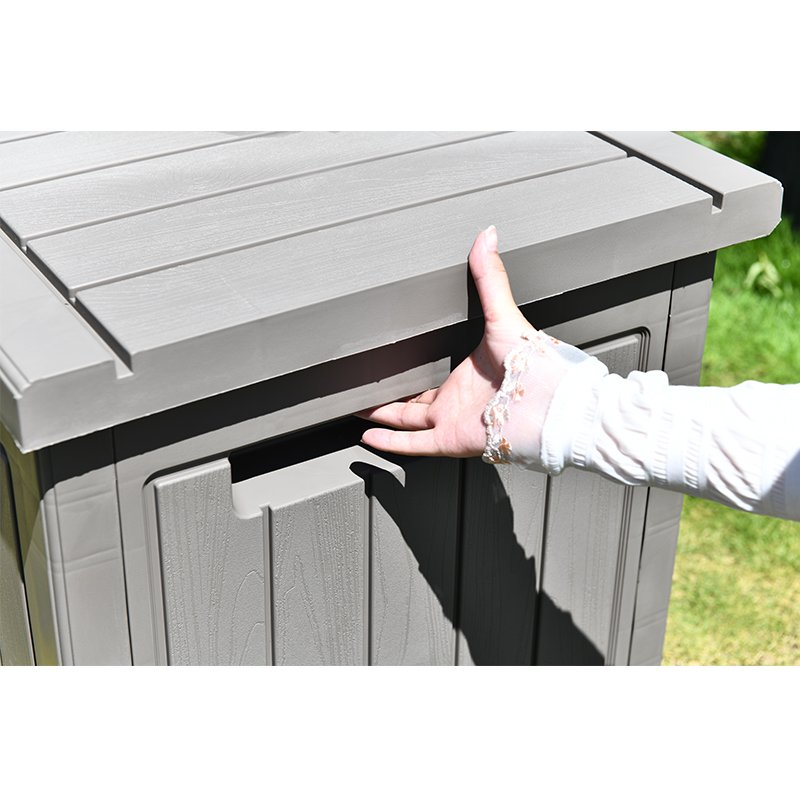 2in 1 Waterproof Outdoor Furniture Garden Plastic Deck Seat Storage Boxes
