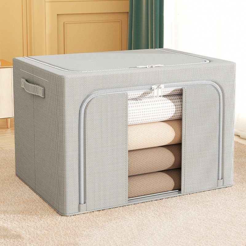 Direct factory sale Foldable Wardrobe Clothing Organizer Oxford cloth Stackable Storage Box with Front Opening
