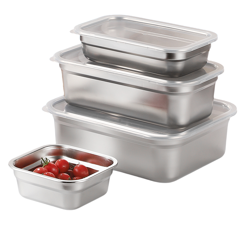 32cm*17cm Stainless Steel Food Storage Container (1/3) New High-End Listing Or Standard Wholesale Price Food Box Storage