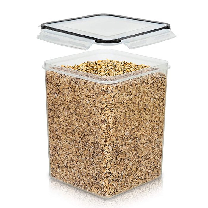 Kitchen Pantry Organization 4pc Pack Large Capacity Food Storage Containers Air Tight Cereal Containers for Dry Food and Baking