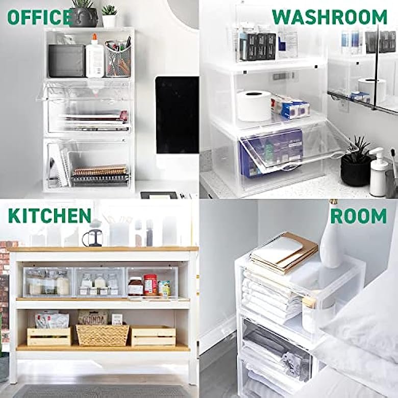 2024 Hot Sale Acrylic Plastic Shoe Box Storage Box Organizer Folding Dustproof Huge Transparent Shoe Container