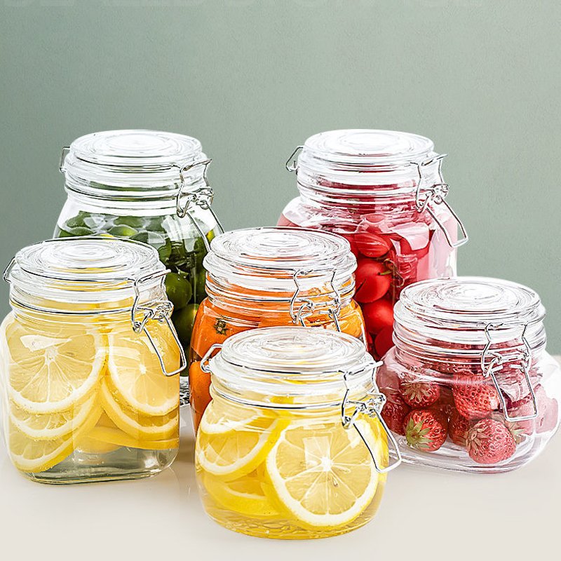 Household Lid Tea 100ml Spice Containers Glass Kitchen Food Storage Storage Bottles Jars