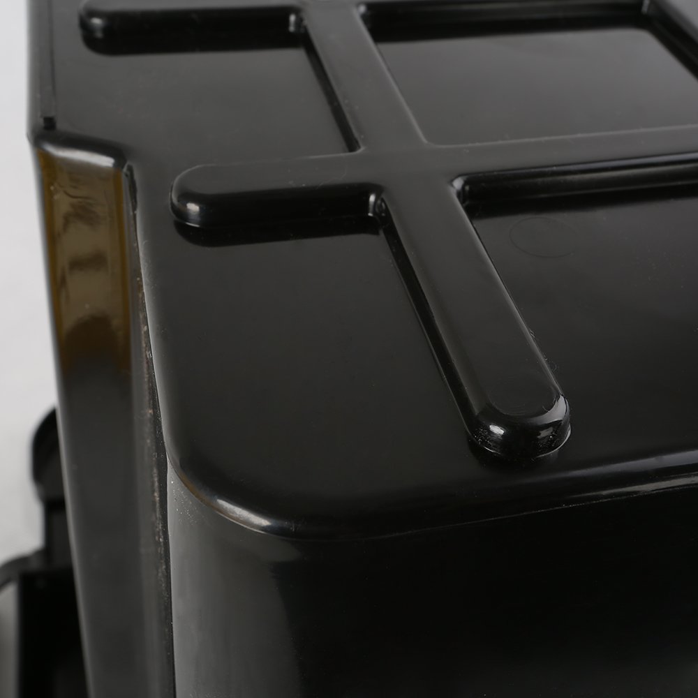Custom 60l stackable plastic heavy duty storage box with handle
