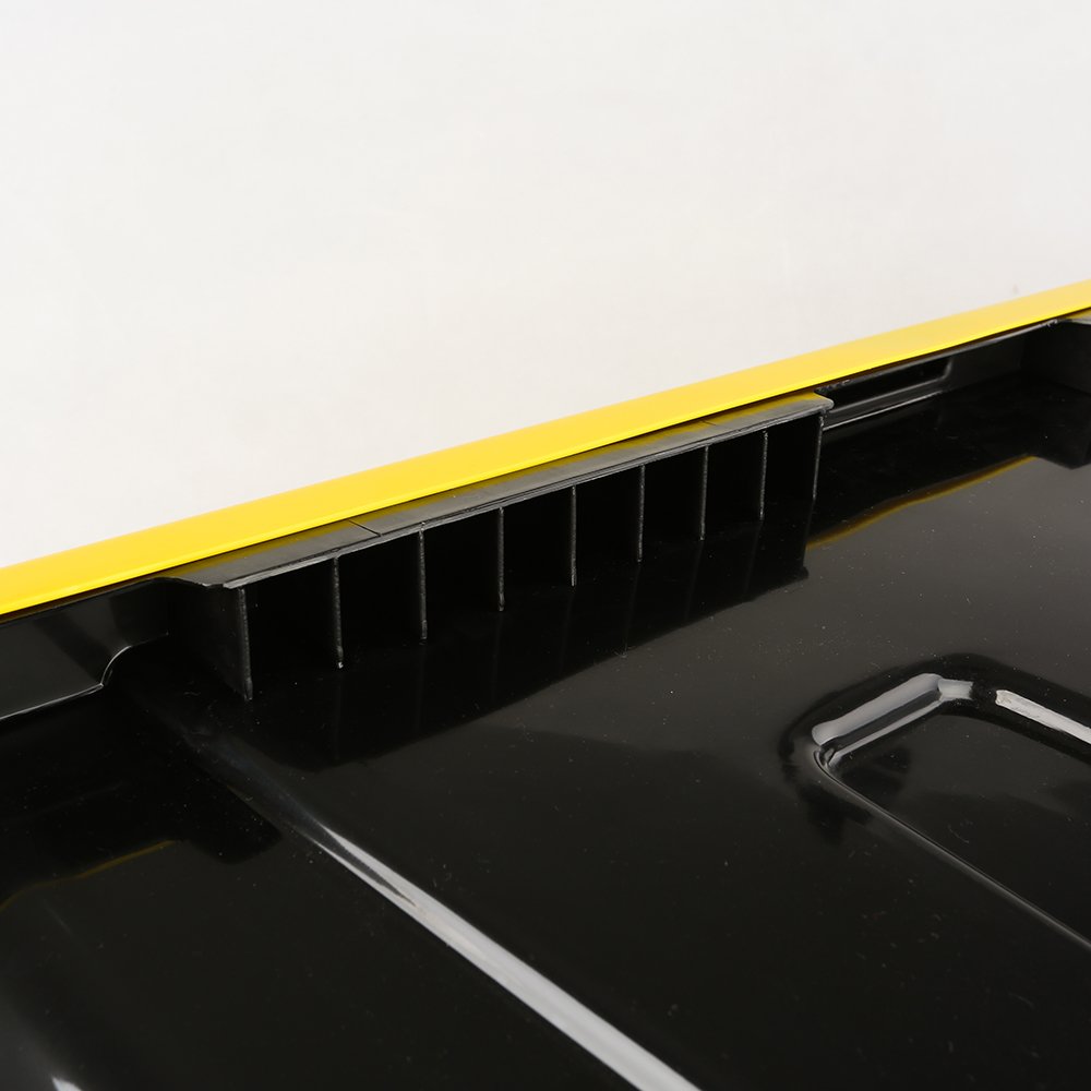 Custom 60l stackable plastic heavy duty storage box with handle