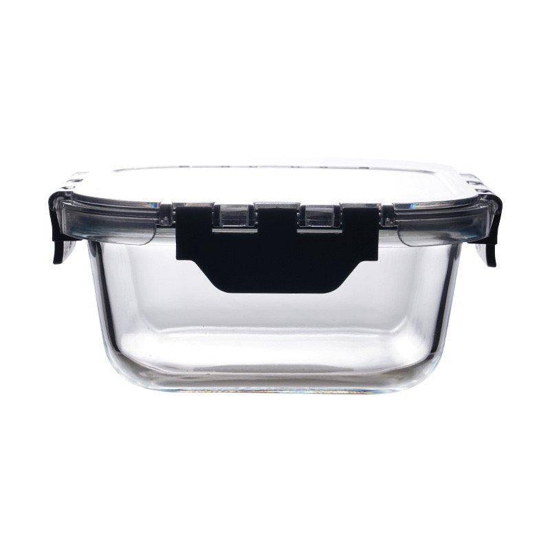 Glass Meal Prep Containers with Lids Glass Food Storage Containers Airtight Lunch Containers lunch box Snap Locking Lids