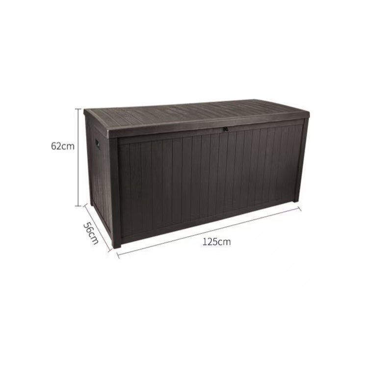 Waterproof Garden Patio Outdoor Plastic Storage Container Box With Wheels