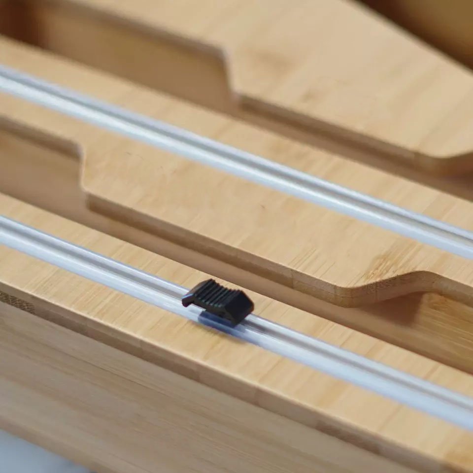 Bamboo Ziplock Bag Storage Organizer and Dispenser for Kitchen Drawer Food Storage Bag Holders Bamboo Bag Storage
