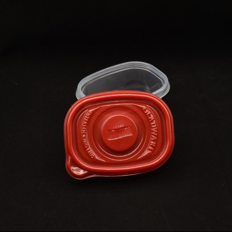 Sulide Refrigerated Crisper with Clear Lid Take Out Food Container Plastic Crisper Box Kitchen Storage Containers High Quality 9OZ 20w