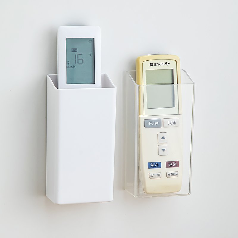 Factory Wholesale Plastic Storage Box Wall Mounted Remote control Container Sundries Organizer Home Accessories