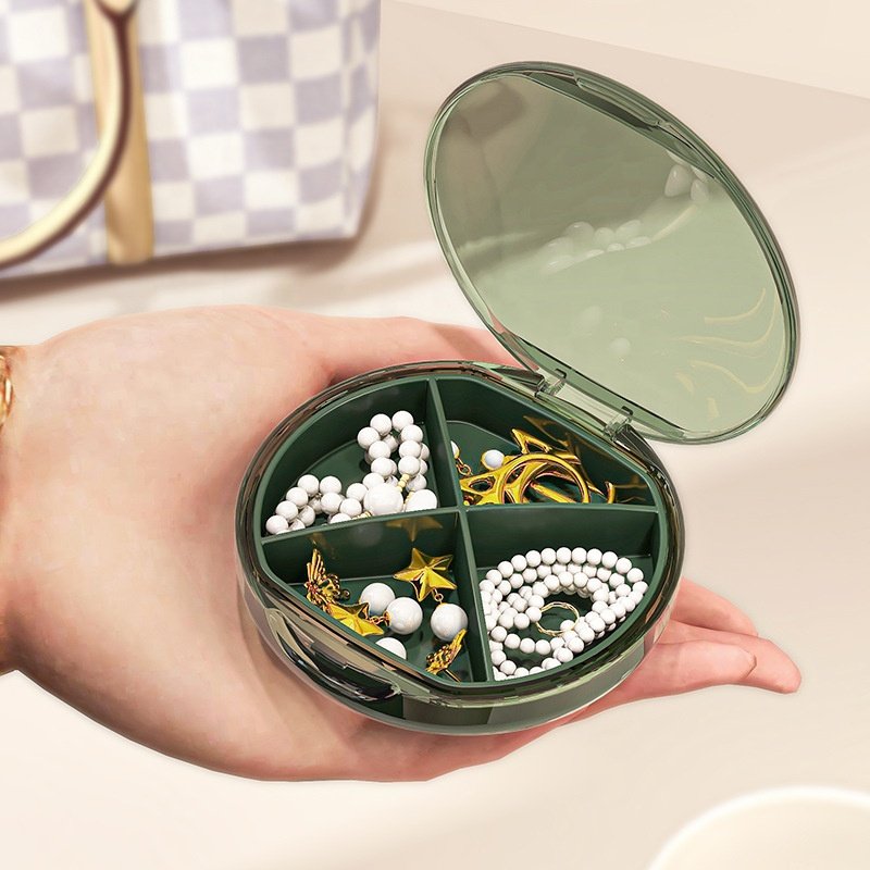 Wholesale Plastic Sealed Small Medicine Storage Box Weekly Portable Pills Storage Box Division With Cover Mini Pills Case
