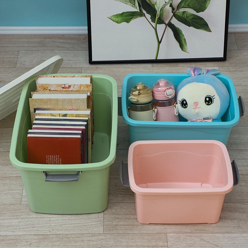 Plastic Toy Storage Box Organizer Outdoor Clothes Storage Organizer Storage Box