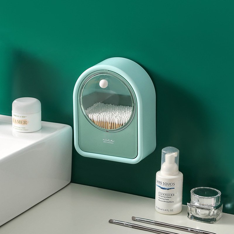 Makeup Storage Box Wall-mounted makeup cotton box Cosmetic box