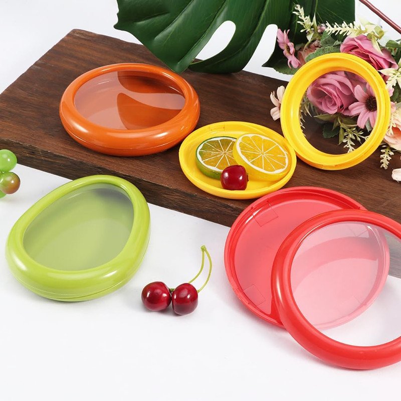 Silicone Fruit Vegetable Anti-Oxidation Storage Box Fruit Storage Containers for Fridge