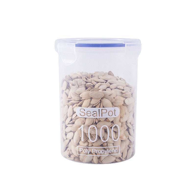 Large Plastic Food Storage Container with Sealing Lid for Kitchen, Grain and Miscellaneous Storage
