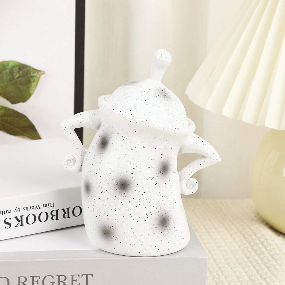 Large Ceramics Jar with Lid Cute Food Storage Jar with Airtight Lid for Kitchen