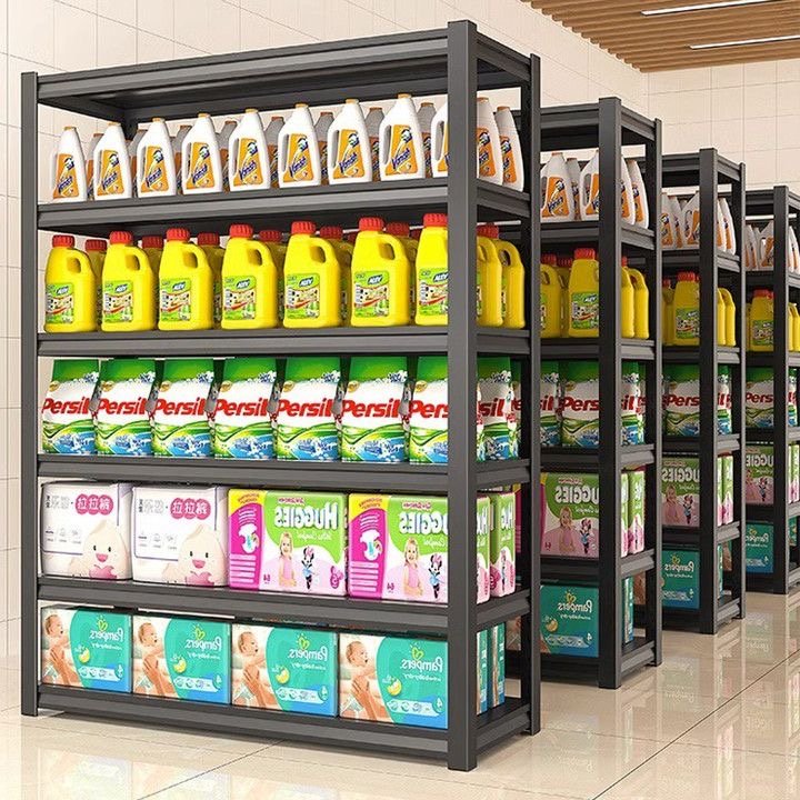 metal storage racks steel warehouse Five-Layer shelves 5 home steel 5 layers boltless garage storage rack shelves racks