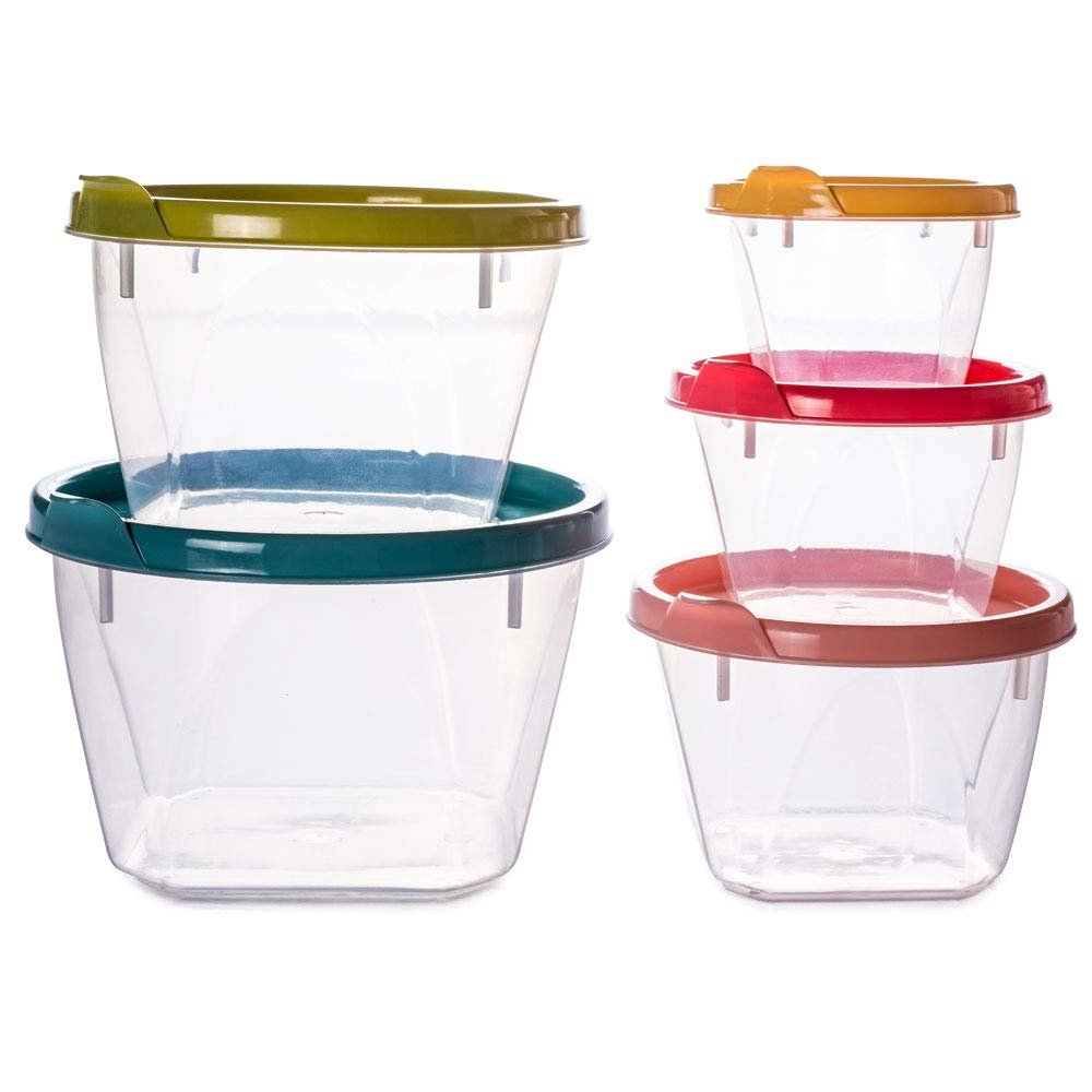 Plastic Storage Container Set Heat Resistant Plastic Food Storage Container Plastic Container Set