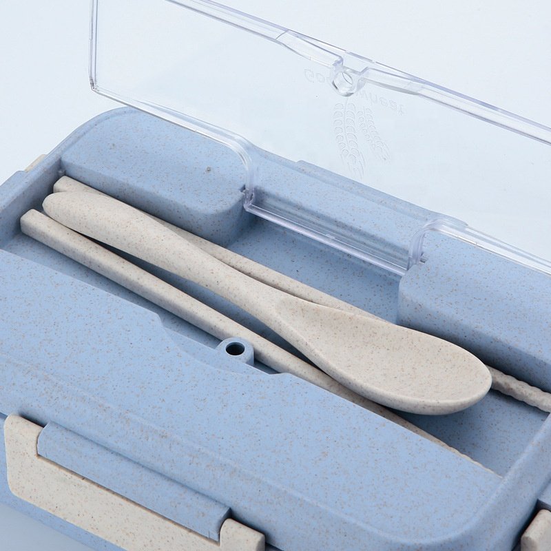 Custom biodegradable Plastic Factory Direct Sale Eco Material Bento Lunch Box For Kids